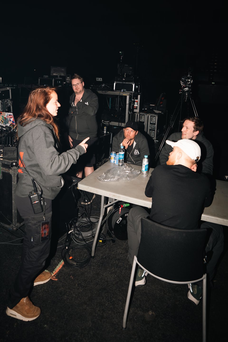 Marcus & Martinus Arena Tour · Backstage with the production team